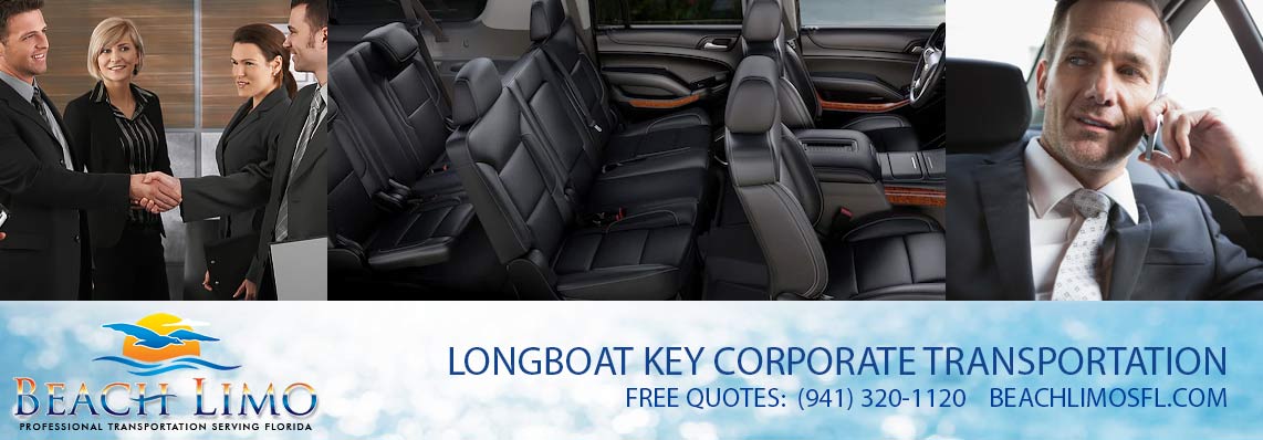 Longboat Key Corporate Transportation Service Rental - Longboat Key Executive Car Service - Black Car Sedans - Longboat Key Corporate Group Transportation Services - Beach Limo Florida