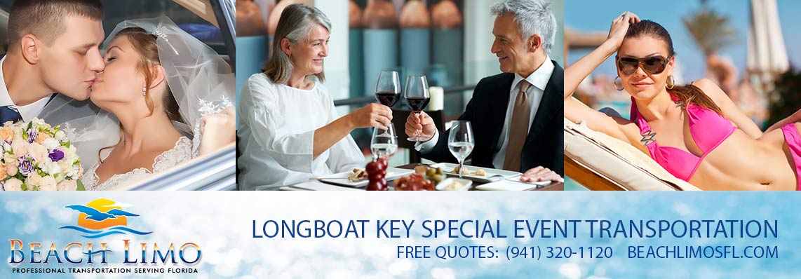 Longboat Key Special Event Limo Service Rental - Longboat Key  Limo Rental - Longboat Key Wedding Limo Service - Longboat Key  Special Occasion Transportation - Beach Limo