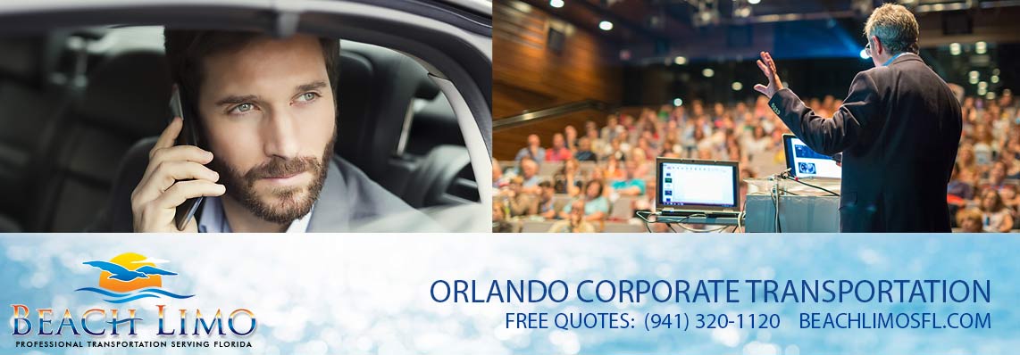 Orlando Corporate Transportation Service Rental - Orlando Executive Car Service - Black Car Sedans - Corporate Group Transportation Services - Beach Limo Florida