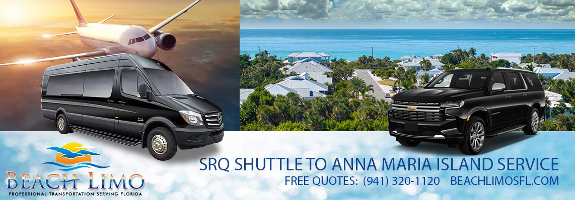 Sarsota Airport Shuttle Service to Anna Maria Island, Airport Shuttle, SRQ Shuttle Service