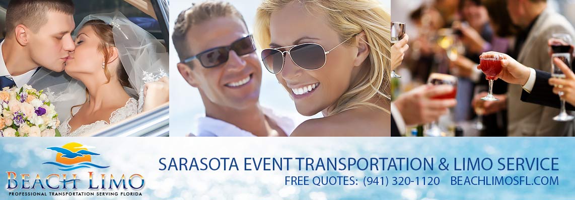 Tampa Special Event Limo Service Rental - Tampa Bay Limo Rental - Tampa Wedding Limo Service - Tampa Special Occasion Transportation - Beach Limo