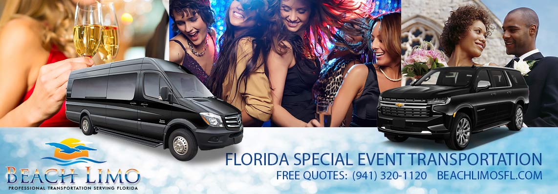 Tampa Sarasota Naples Special Event Transportation Services Beach Limos Florida